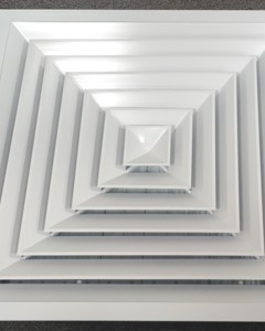 Air outlet with manual control,48x48cm